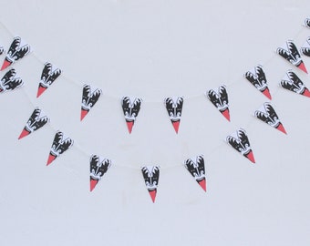 Kiss Bunting - DIGITAL DOWNLOAD - Make Your Own