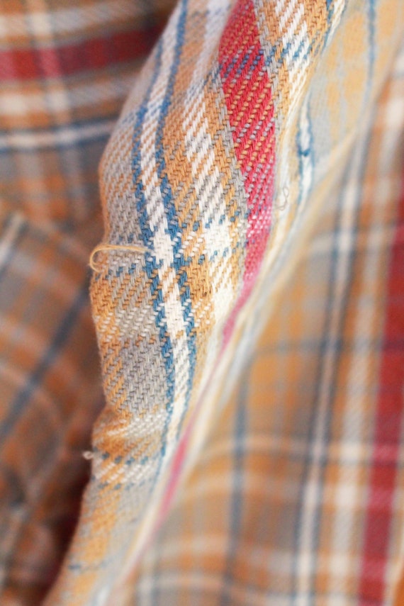 Vintage 70s Flannel Shirt, Vintage Plaid Flannel … - image 7