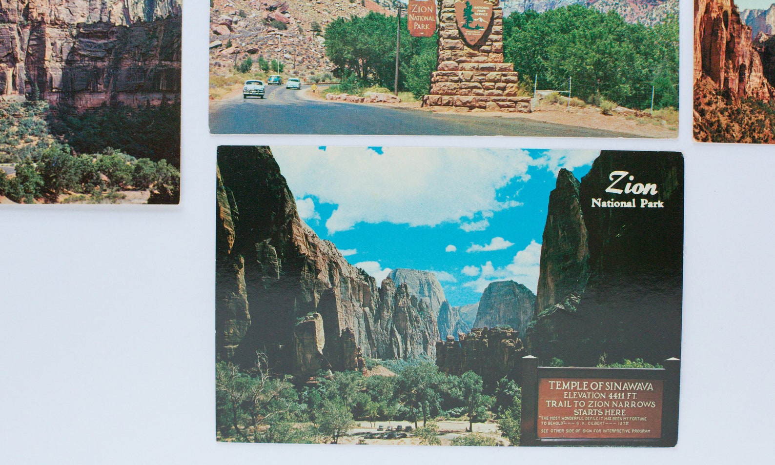 Zion Postcard LOT Vintage Utah Postcards Zion National Park Etsy