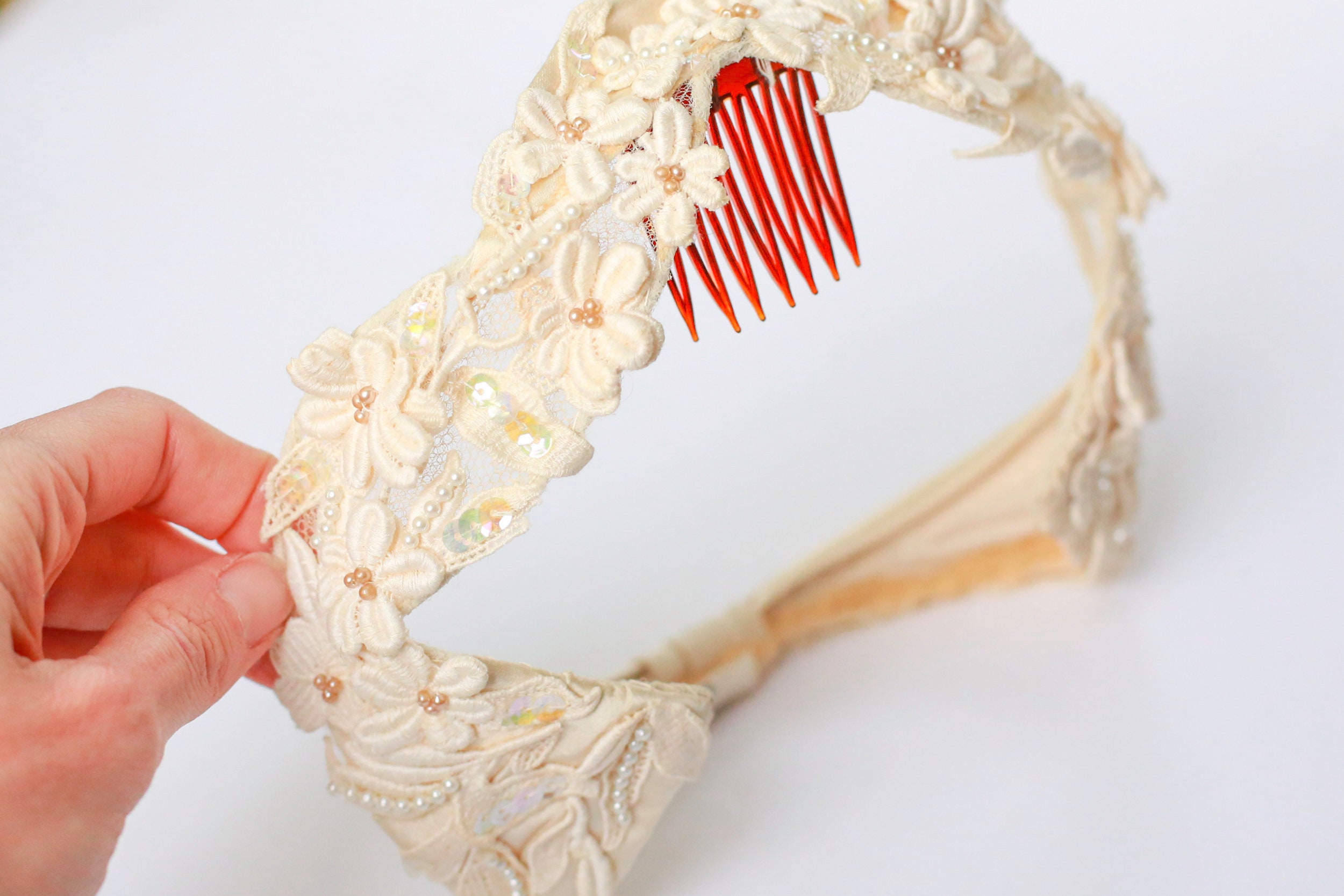 second hand bridal headpieces