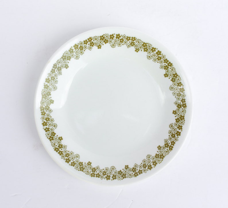 FOUR Small Corelle Dessert Plates Corelle Crazy Daisy Plates Etsy