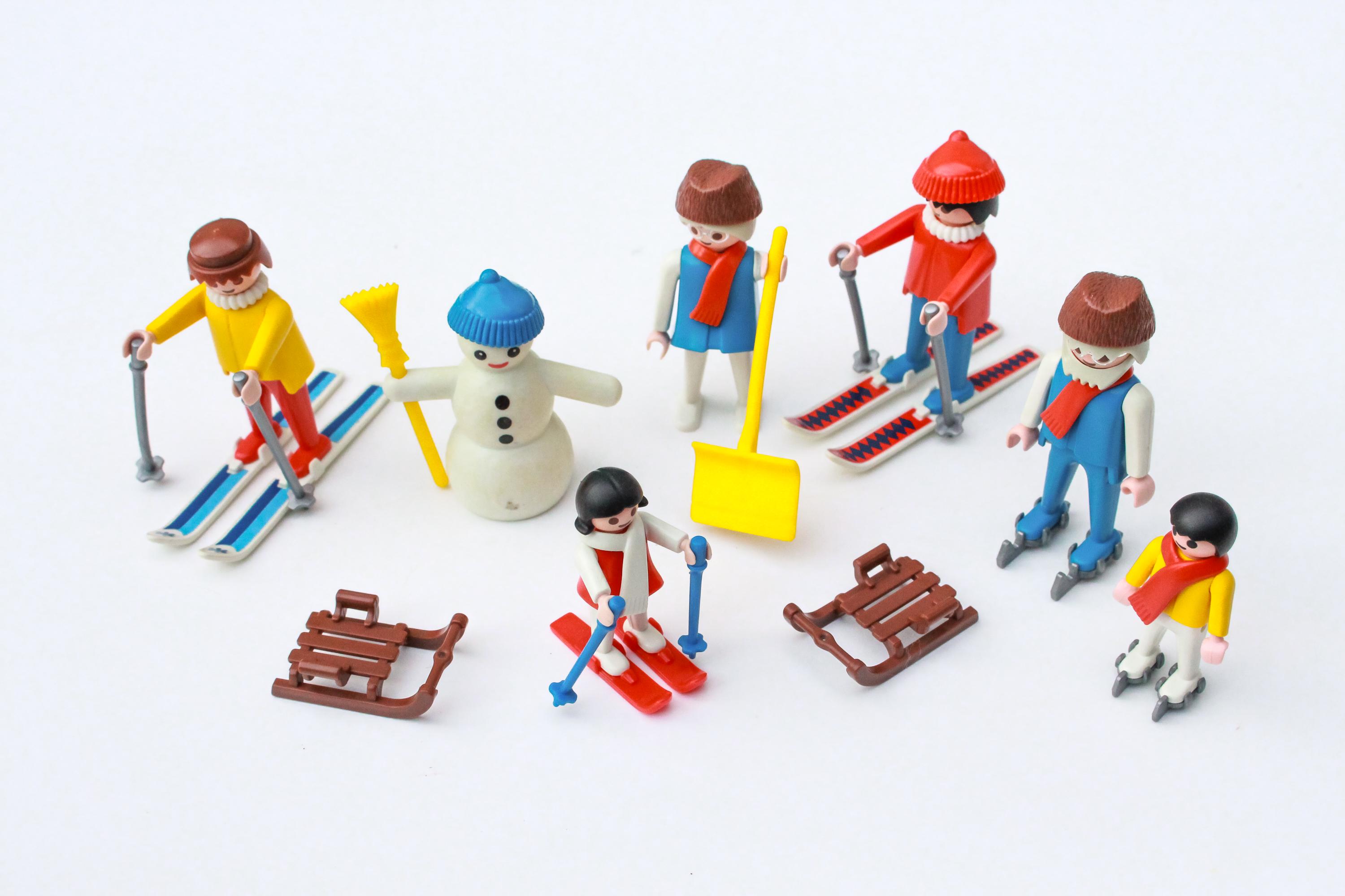 Vintage Playmobil Winter Sports Set, Playmobil 3467, Vintage