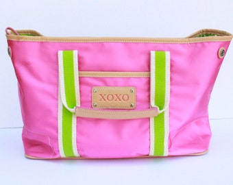 Vintage Y2K Bag, Vintage Bag, Pink and Green Bag, Vintage Handbag 2000s Bag, Vintage XOXO Bag 2001 2002