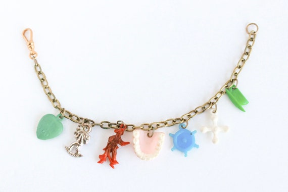 Vintage Pirate Booty Charm Bracelet, Lucky Charm … - image 6