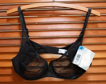 Vintage Christian Dior Bra, Vintage 1990s Bra 36B, 90s Bra, Sexy Grunge, Vintage Dior Bra, Mesh Bra, Soft Grunge Bra DEADSTOCK Vintage NWT