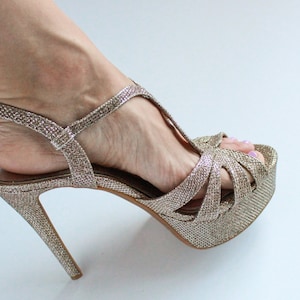 Gianni bini deals gold heels