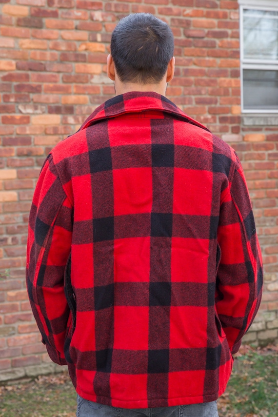 Vintage Woolrich Buffalo Plaid Jacket, Vintage 50… - image 4