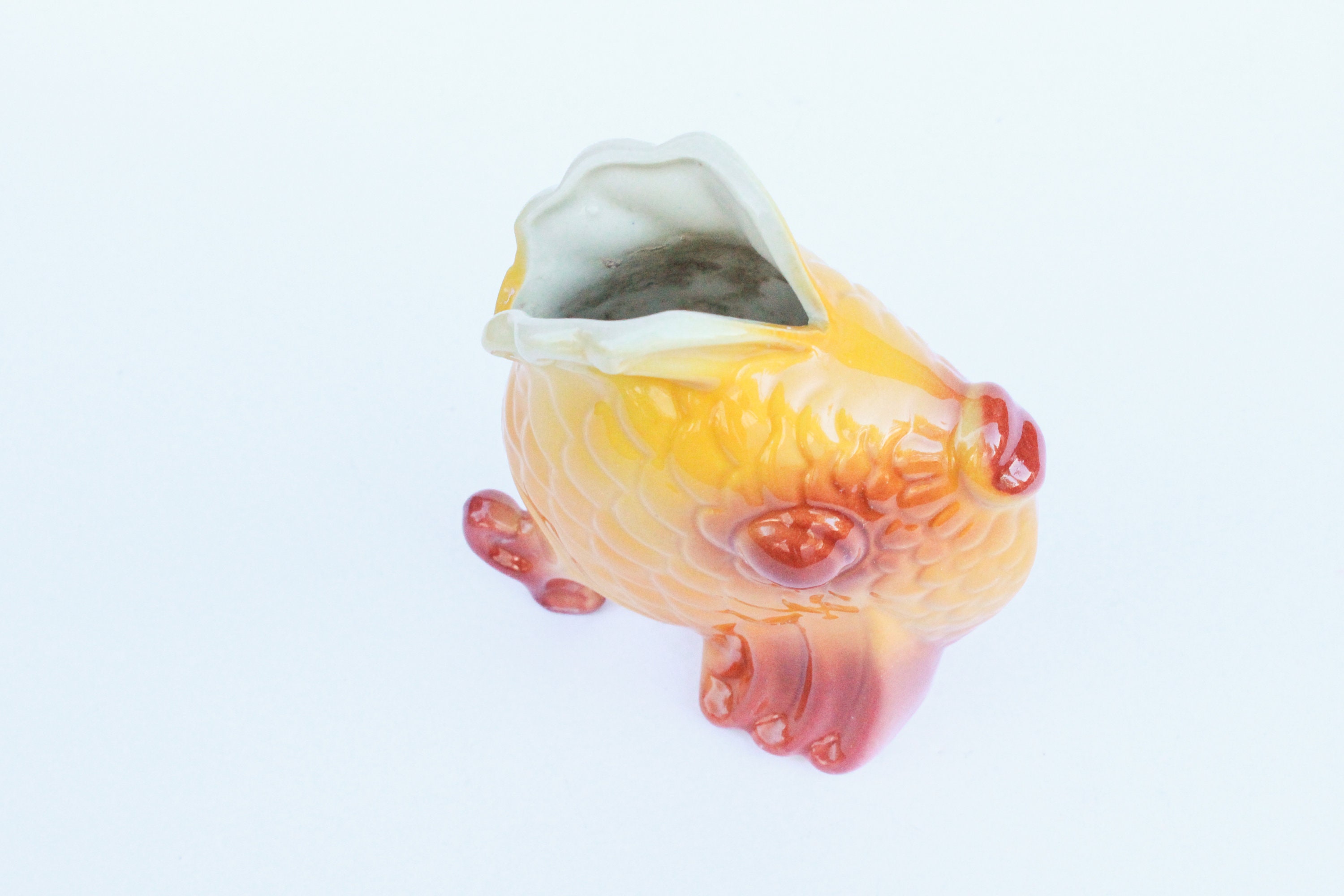 Vintage Fish Vase Ceramic Fish Vase 1960s Goldfish Vase Etsy Canada