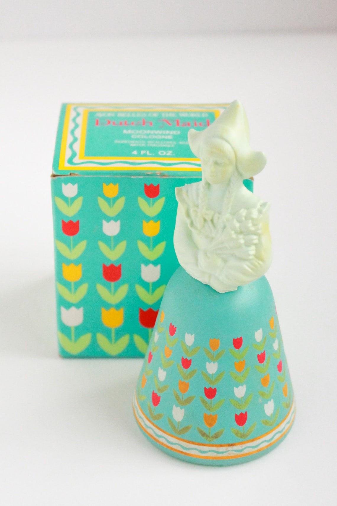 Vintage Avon Bottle Avon Dutch Maid Moonwind Cologne Vintage Etsy