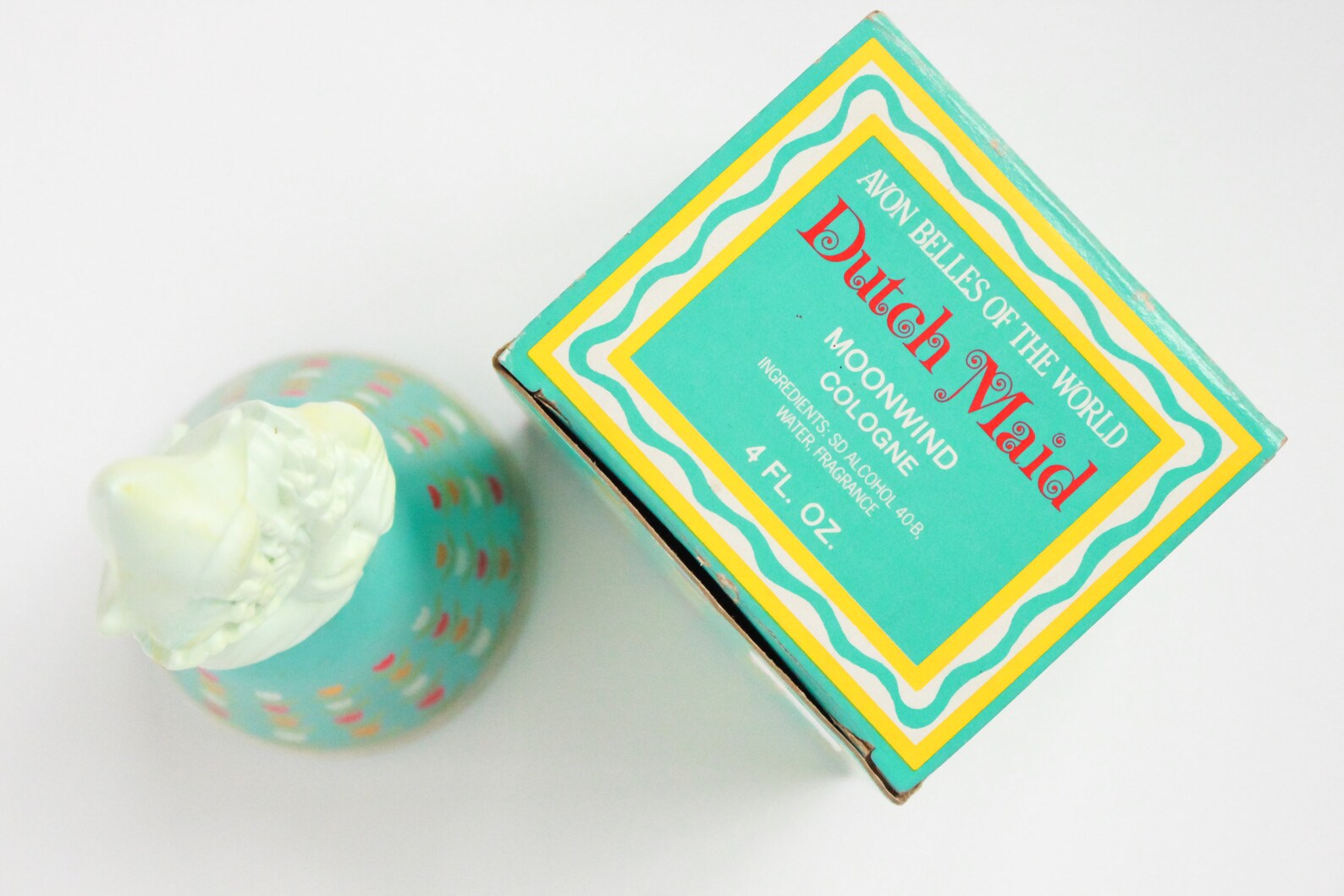 Vintage Avon Bottle Avon Dutch Maid Moonwind Cologne Vintage Etsy
