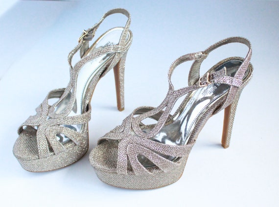 Strappy Silver Shoes Youth Size 9-4 - Ashley's Baptism & Communion