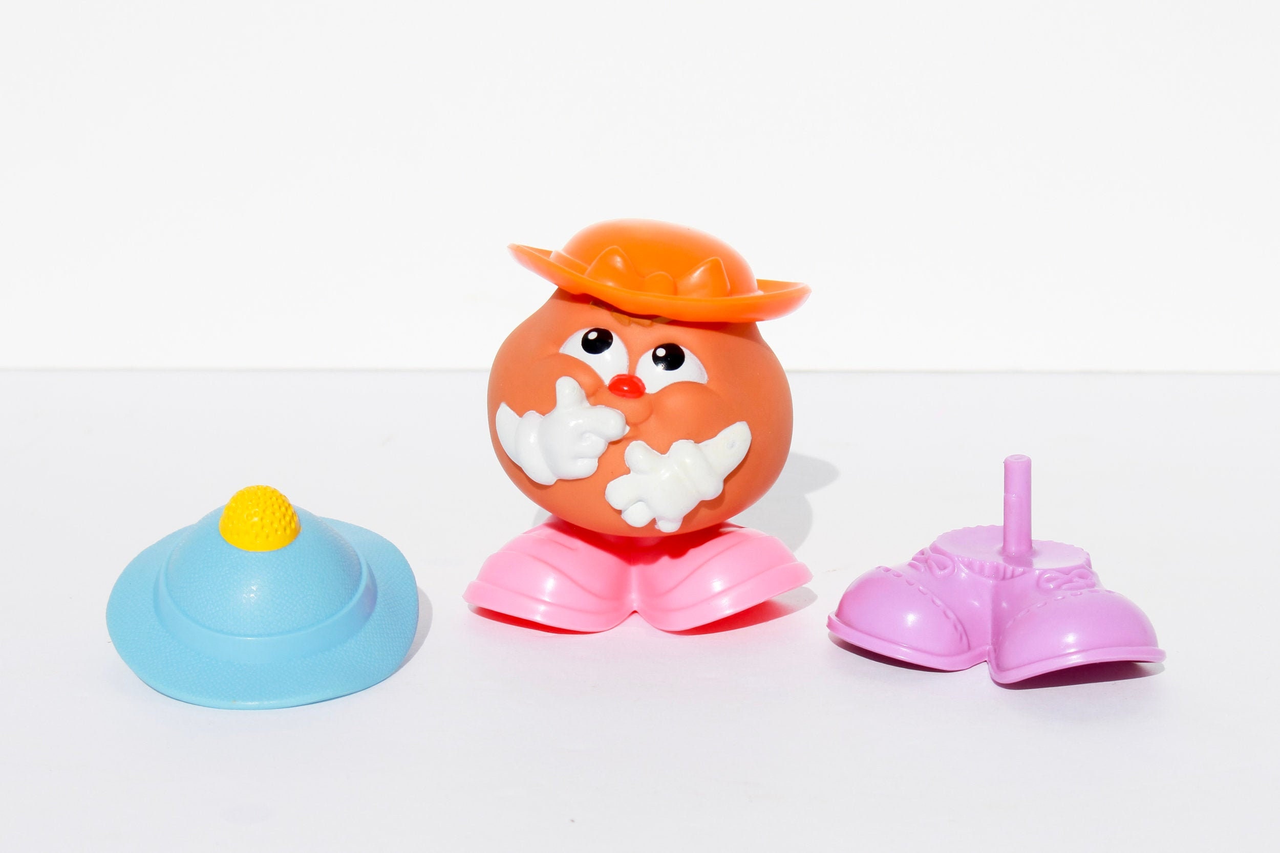 Vintage Kartoffelkopf Kind Mit Oranger Mütze Vintage Mr. | Etsy