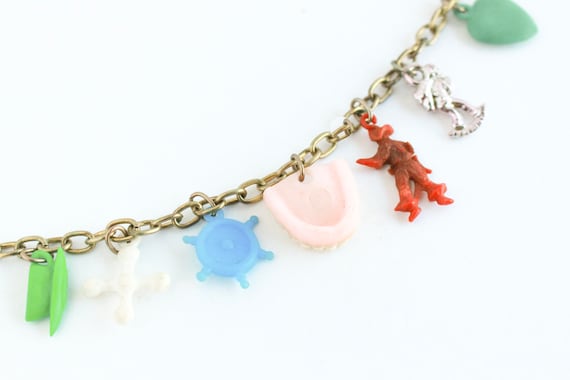 Vintage Pirate Booty Charm Bracelet, Lucky Charm … - image 2