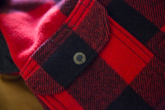 Vintage Woolrich Buffalo Plaid Jacket, Vintage 50… - image 7