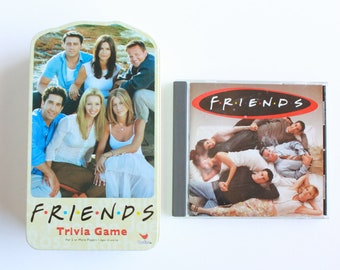 Vintage Friends Trivia Game and Friends CD, Vintage Friends Show CD, 90s Music Mixed CD 1994 - 1996, Friends Travel Trivia Game