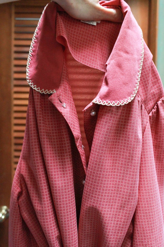Vintage Pink Dress, Vintage 1970s Dress, Day Dres… - image 8