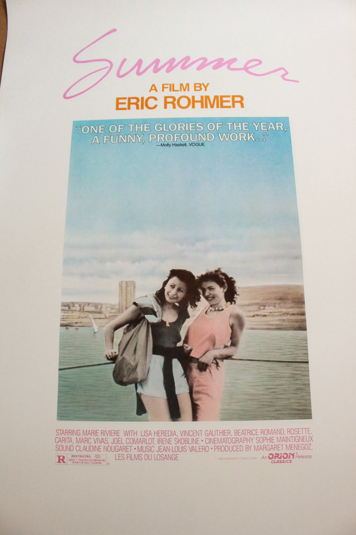Rayon Films Le Rayon Vert Poster, the Green Ray Movie Poster, Summer Poster, Eric ...