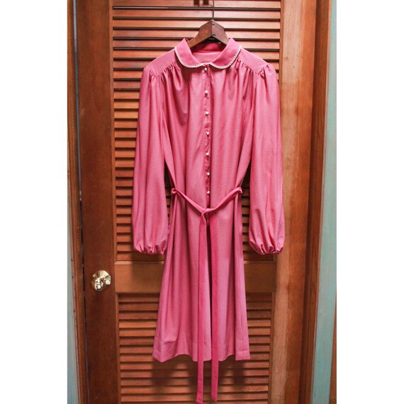 Vintage Pink Dress, Vintage 1970s Dress, Day Dres… - image 3