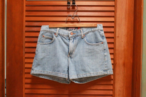 Vintage Roxy Shorts, Vintage Denim Shorts, Y2K Sh… - image 2