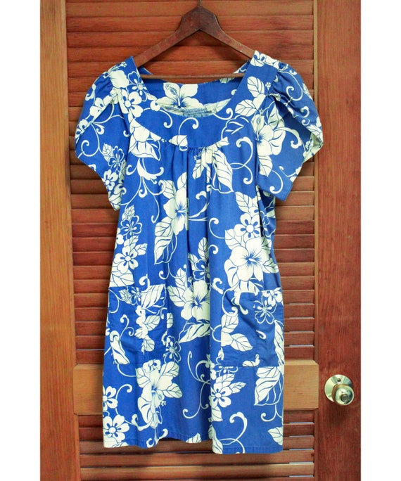 Vintage Hawaiian Dress, Vintage Hibiscus Dress, V… - image 5