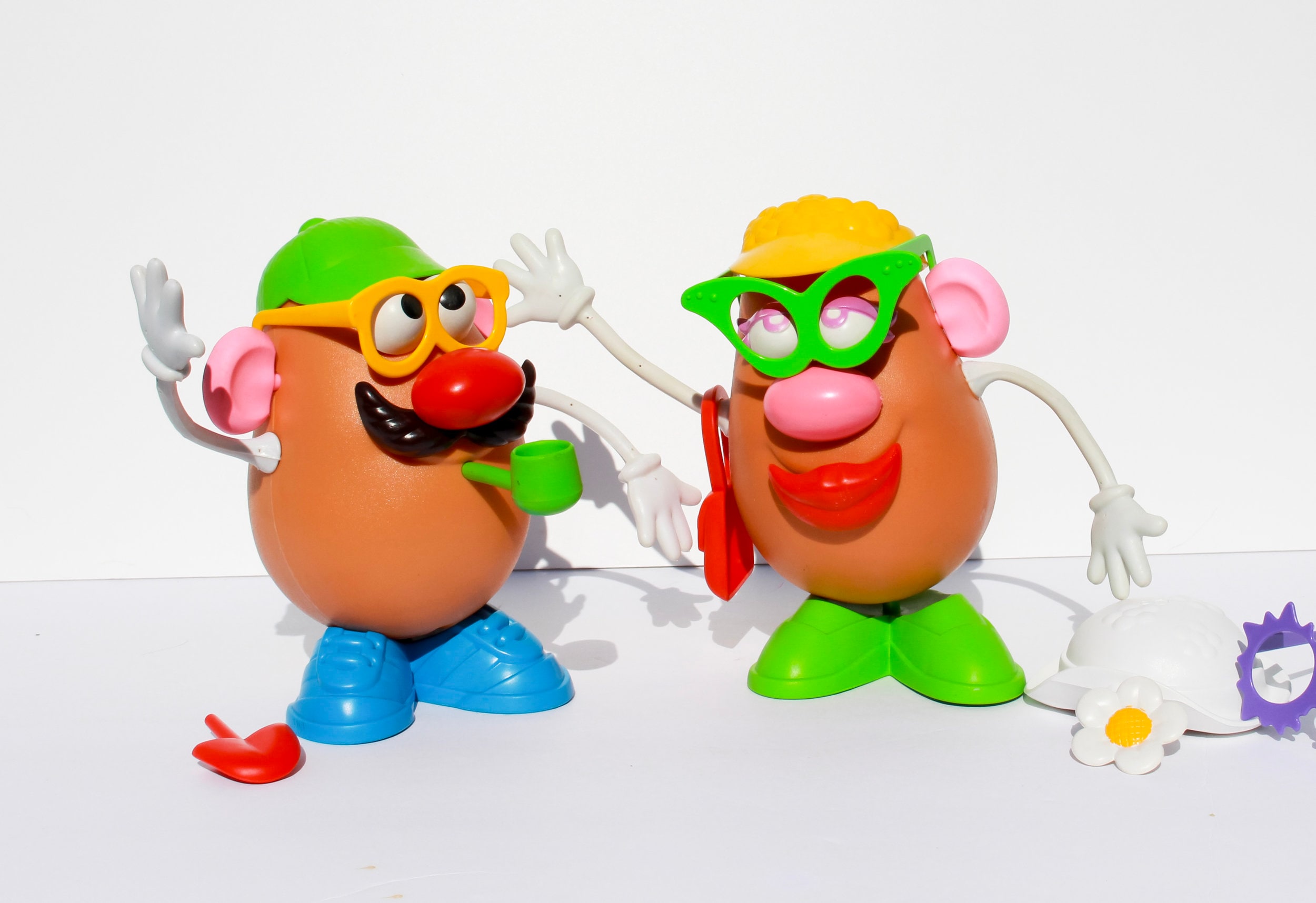 Large Lot Of Mr Potato Head Pieces & Accessories Vintage Minis