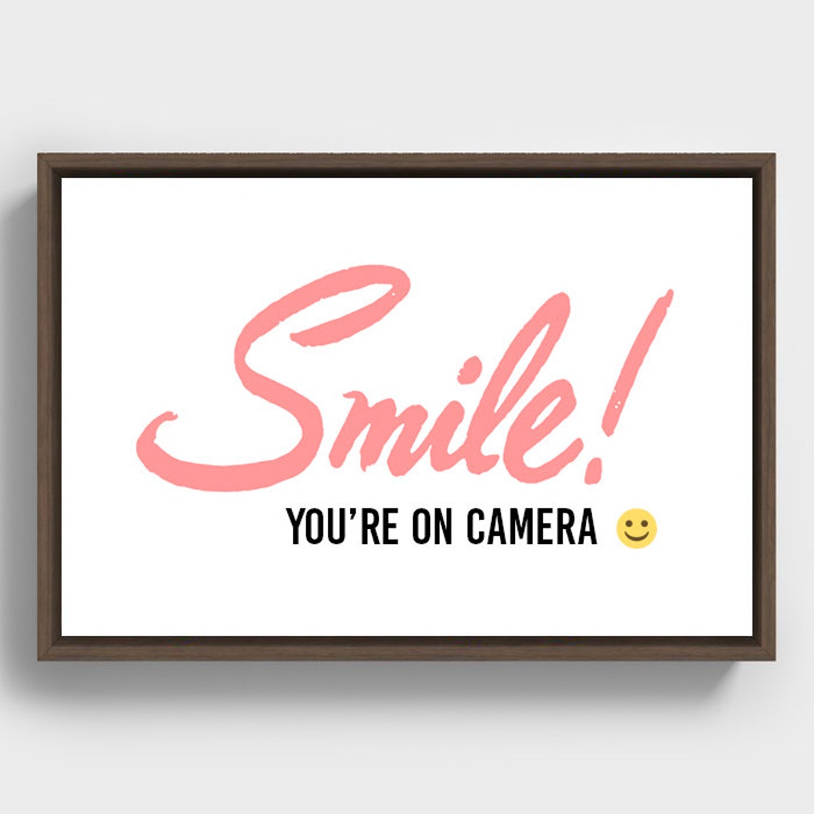 Smile You #39 re on Camera Sign Printable Sign Printable Etsy Smile You #39 re on Camera Sign Printable Sign Printable Etsy