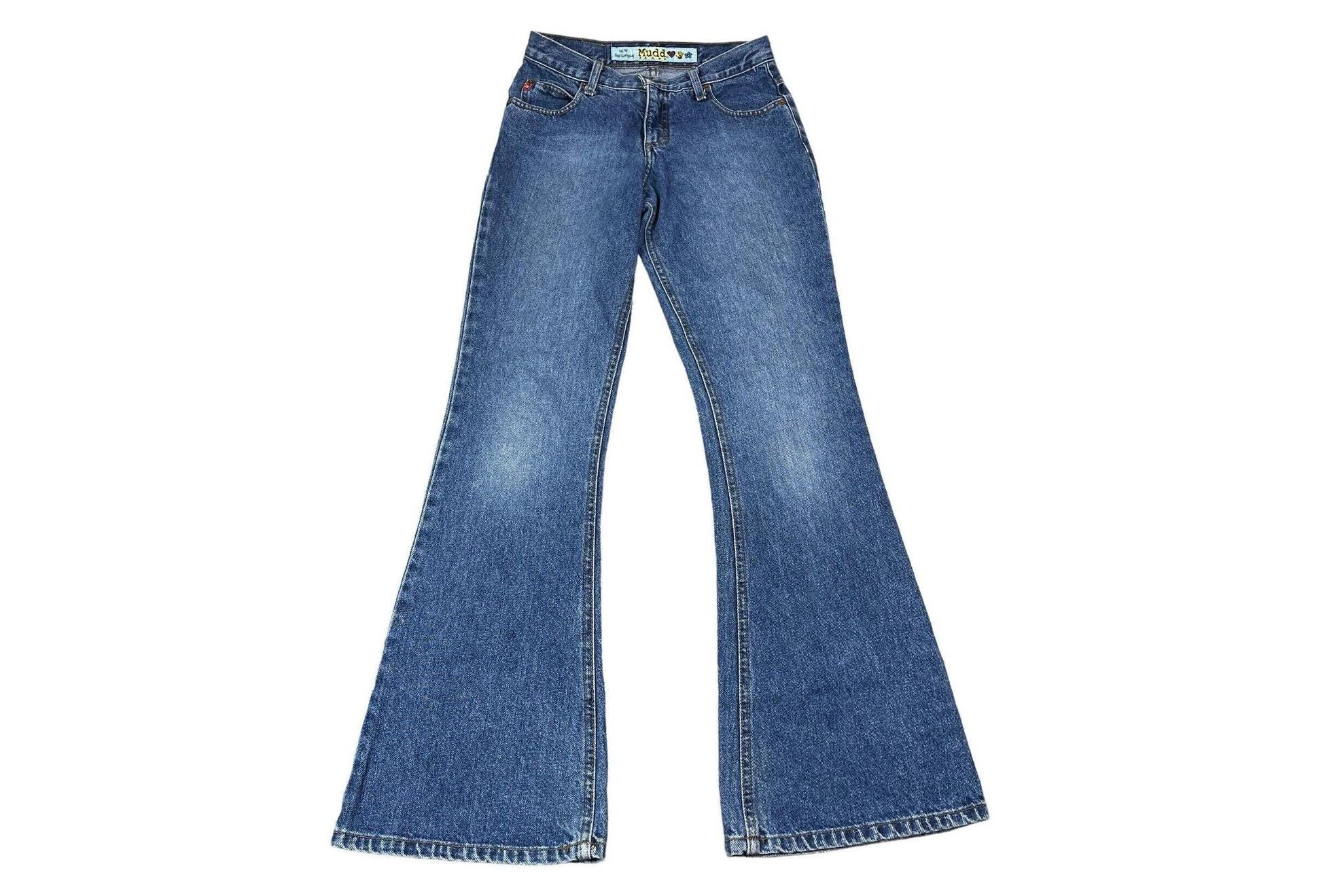 パンツ 90s MUDD Tech Bellbottom Denim Vintage 90s Jeans, Vintage Mudd Jeans, Vintage Y2K Jeans