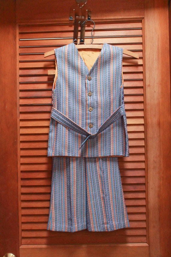 DEADSTOCK Vintage 1970s Kids Suit, 1970s Bellbott… - image 9