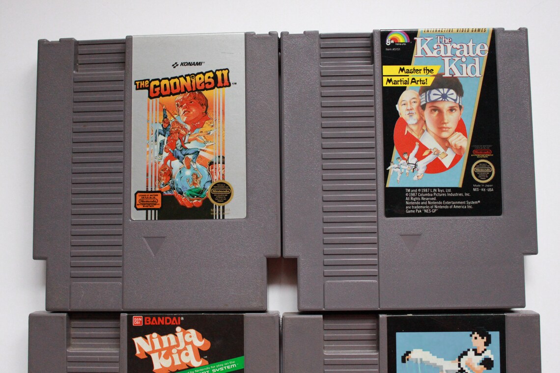 Vintage Nintendo Games Vintage Nintendo Cartridges NES Etsy