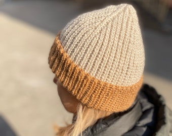 fisherman's rib stitch hat