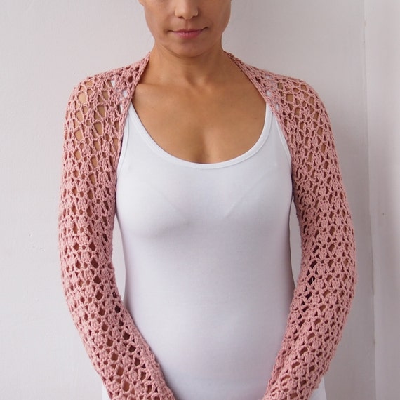 Crochet shrug pattern woman crochet clothing long sleeves shrug wedding crochet pattern crochet bolero winter summer DIY PDF pattern