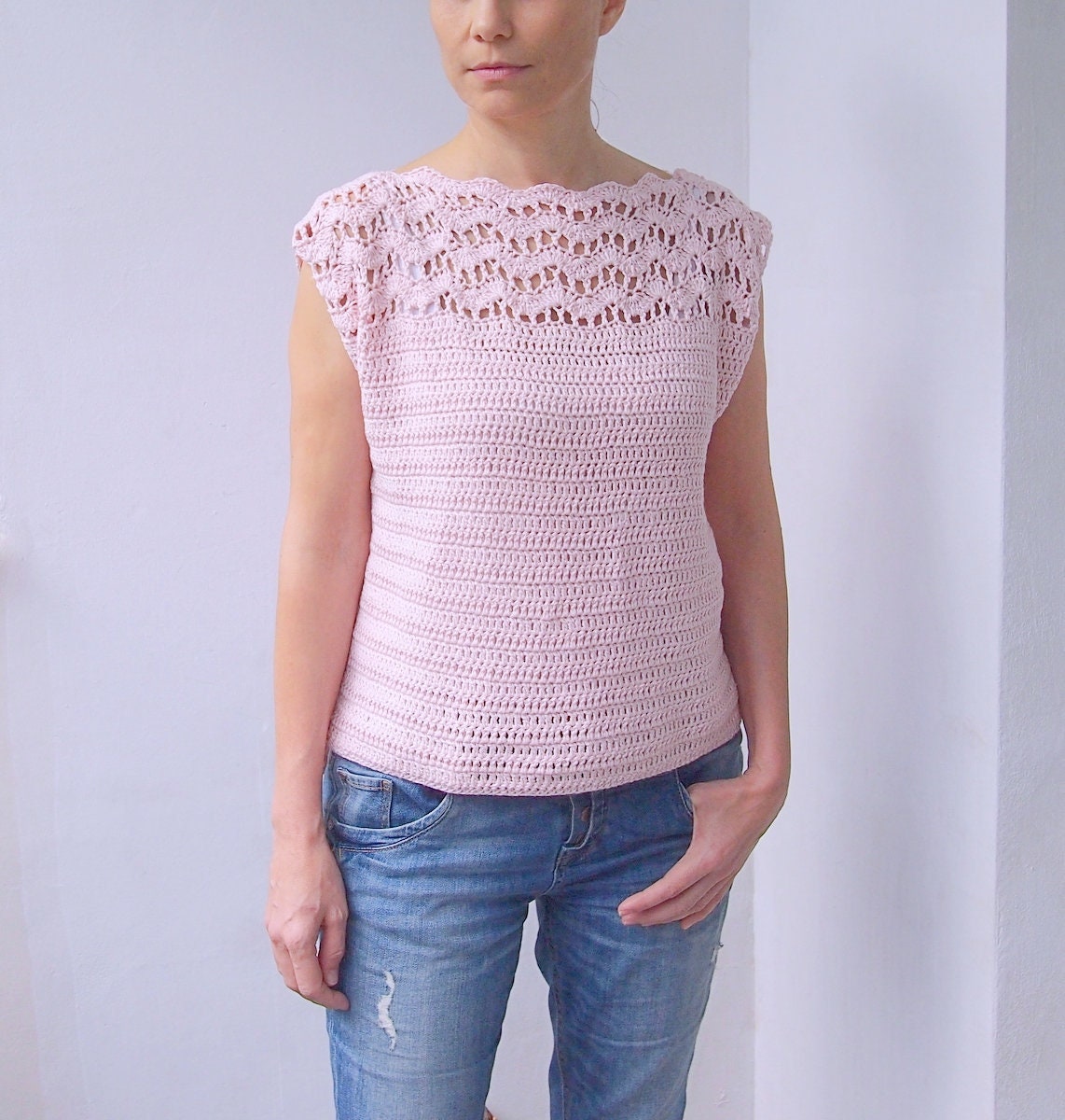トップス eaphi front hole summer knit ◎Eaphi FRONT HOLE SUMMER KNIT