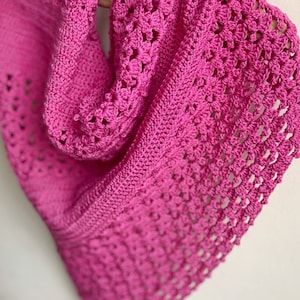 CROCHET PATTERN  Blooming shawl, wrap, asymmetric triangle shawl, women, DIY, Instant download