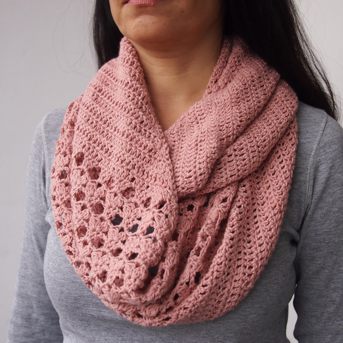 CROCHET PATTERN bias loop scarf women circle scarf women Etsy