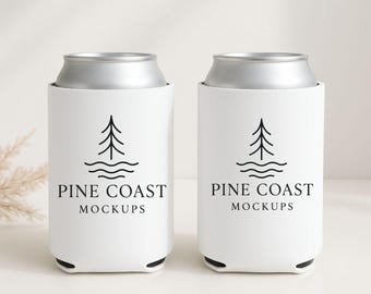 Can Cooler Minimal Studio Mockup (JPG)