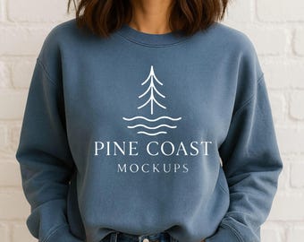 Blue Jean Comfort Colors 1466-sweater met ronde hals (JPG)