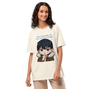 Übergroßes Baumwoll-T-Shirt: Vintage Wash Streetwear T-Shirt