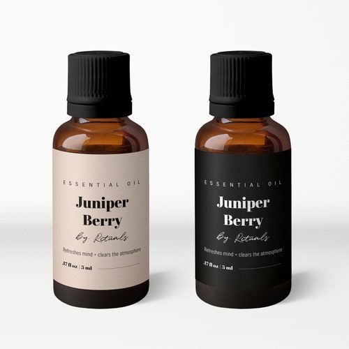 10 Ml Printable Labels DIY Essential Oil Dropper Bottle - Etsy