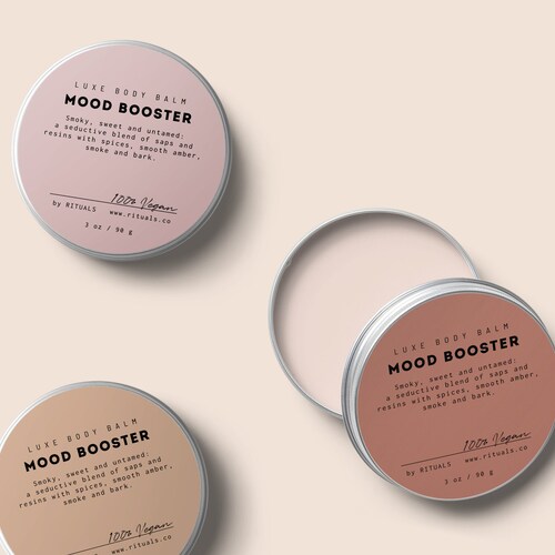 Lip Balm Round Labels Editable Round Cosmetic Label Template Etsy