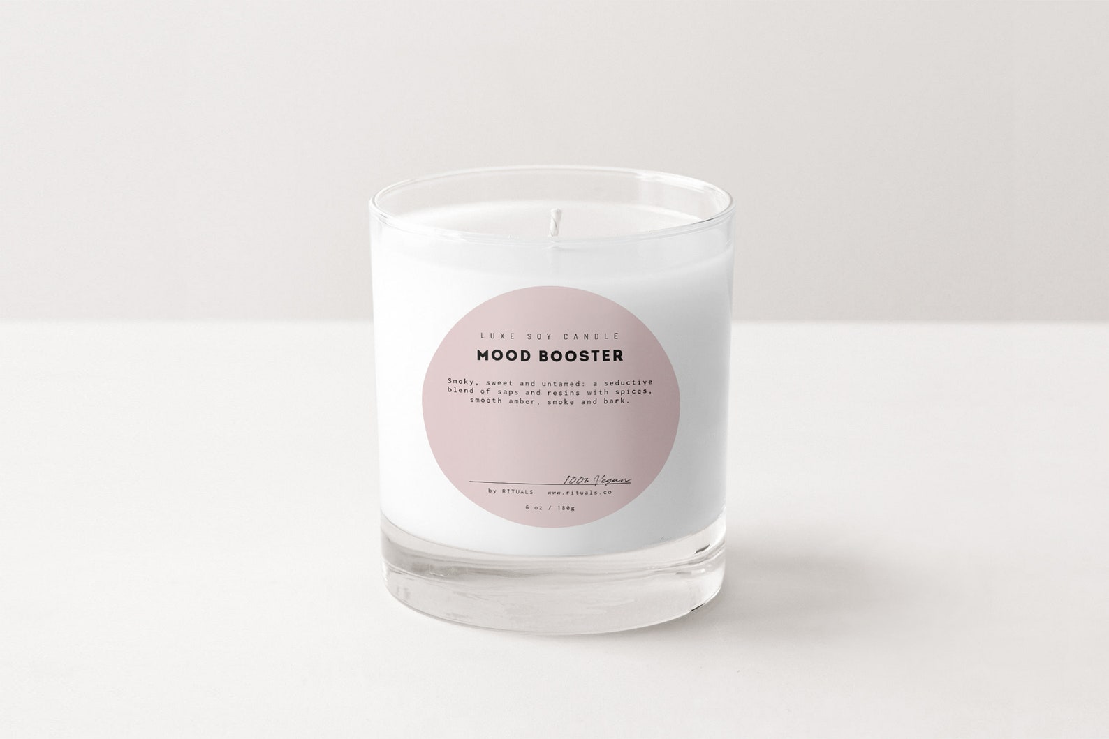 DIY Circle Candle Label Design Template Modern Round Candle Etsy