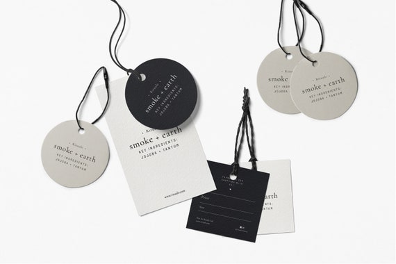 Set of Printable Price Hang Tags Template DIY Custom Product - Etsy