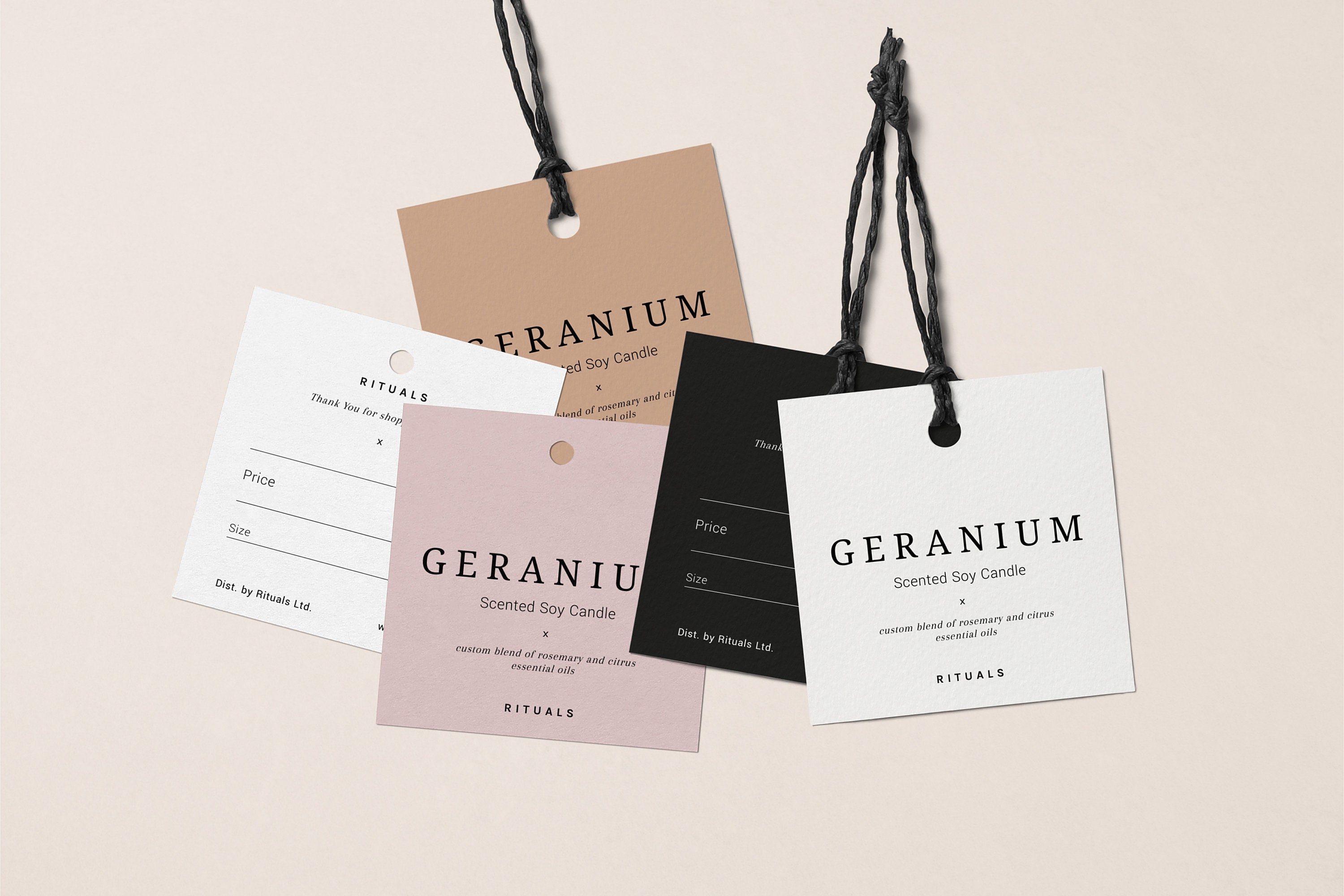 Editable Square Hang Tags Template DIY Custom Clothing Etsy Australia