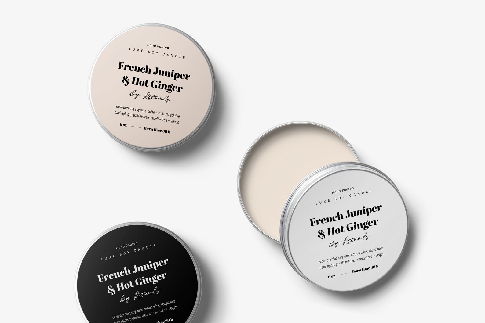 Round Lip Balm Tin Label Stickers Template DIY Round Etsy