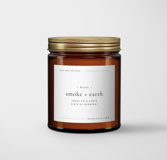 printable candle labels template diy product sticker etsy