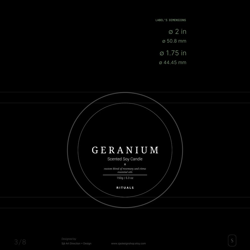 Round Product Labels, Canva Editable Download, DIY Label Design for ...
