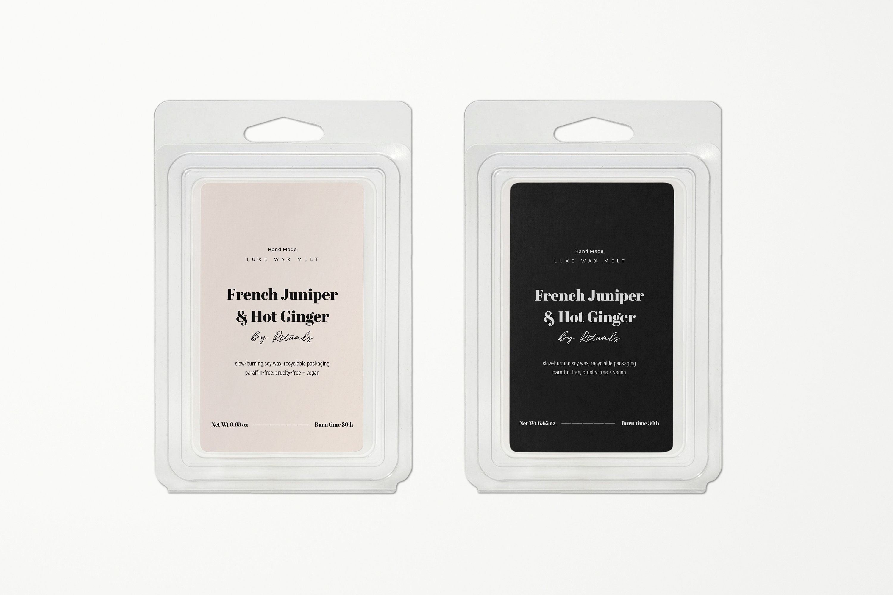 Labels for wax tarts