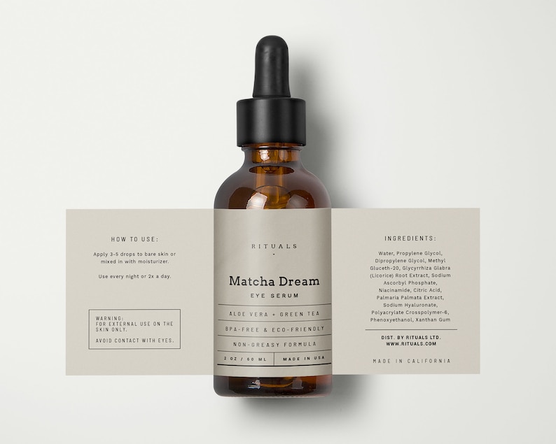 4 oz jar label template
