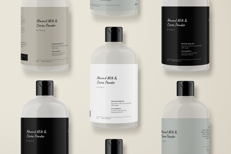 printable cosmetic labels template diy editable body
