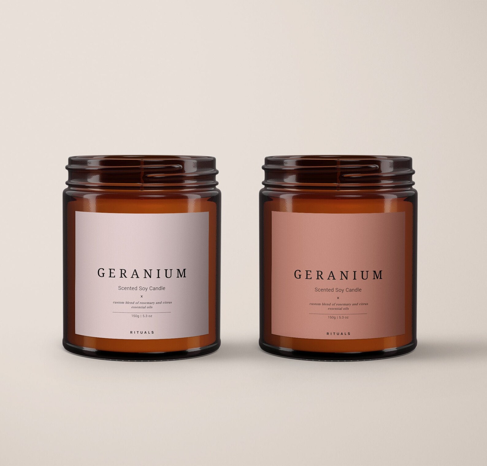 Editable Label DIY Candle Jar Label Template Customizable Etsy