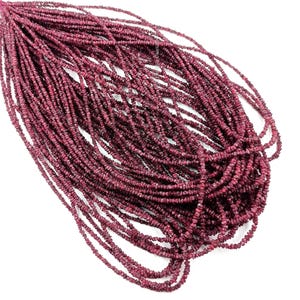 AAA Pink Diamond Uncut Beads: 2-3mm Raw Gemstone Jewelry